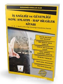 İş Sağlığı ve Güvenliği İSG Konu Anlatım - Hap Bilgiler Kitabı kitap kapağı