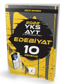 YKS AYT 2022 Edebiyat Dijital Çözümlü 10 Deneme Sınavı kitap kapağı