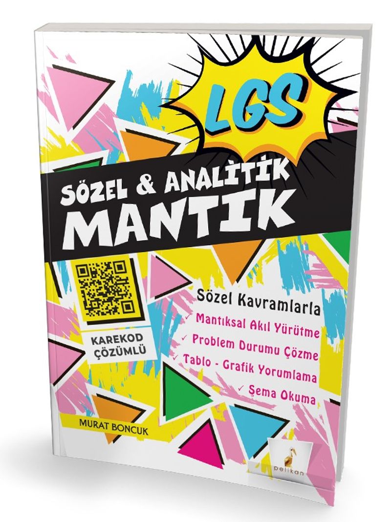 LGS Sözel ve Analitik Mantık Karekod Çözümlü Soru Bankası kitap kapağı