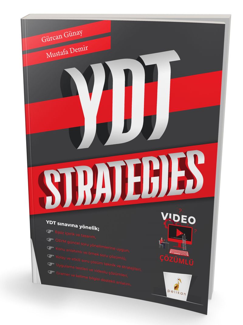 YDT Strategies Video Çözümlü Soru Bankası kitap kapağı