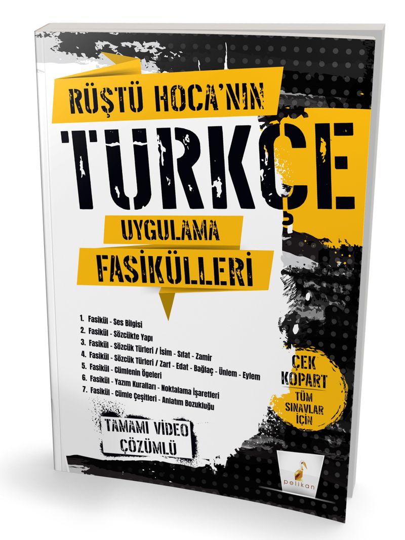 Rüştü Hoca'nın Türkçe Uygulama Fasikülleri Tamamı Video Çözümlü kitap kapağı