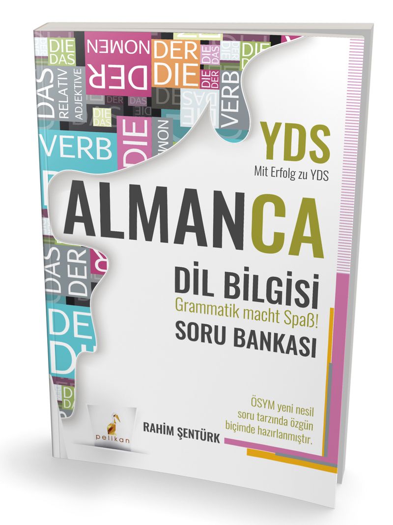 YDS Almanca Dil Bilgisi Soru Bankası kitap kapağı