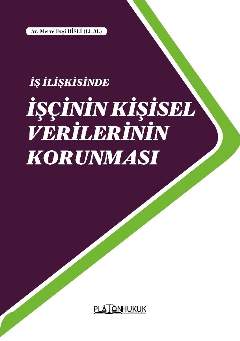 İş İlişkisinde İşçinin Kişisel Verilerinin Korunması kitap kapağı