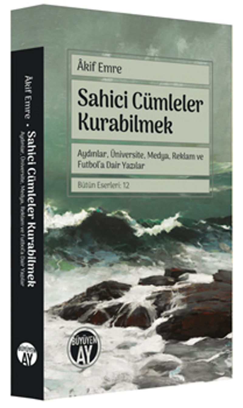 Sahici Cümleler Kurabilmek Aydınlar, Üniversite, Medya, Reklam ve Futbol'a Dair Yazılar kitap kapağı