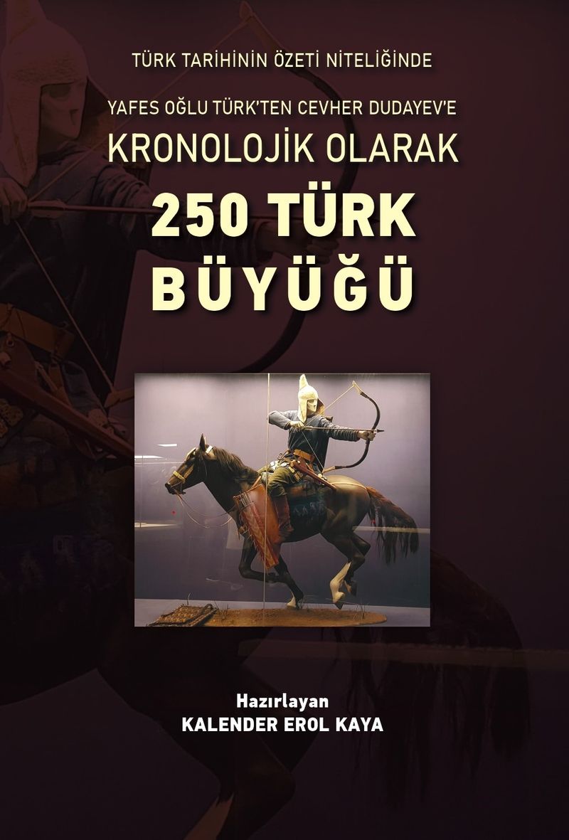 Kronolojik Olarak 250 Türk Büyüğü kitap kapağı