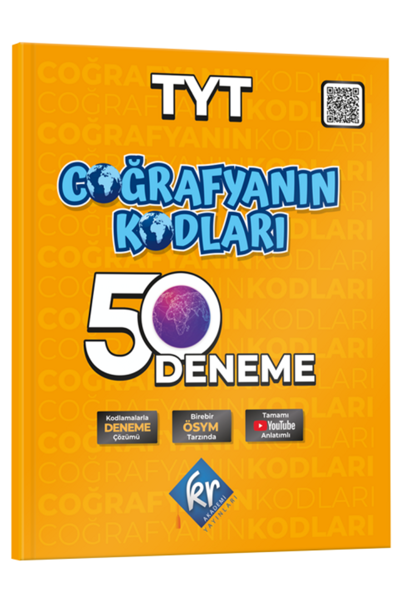 Coğrafyanın Kodları TYT Coğrafya Çözümlü 50 Deneme kitap kapağı
