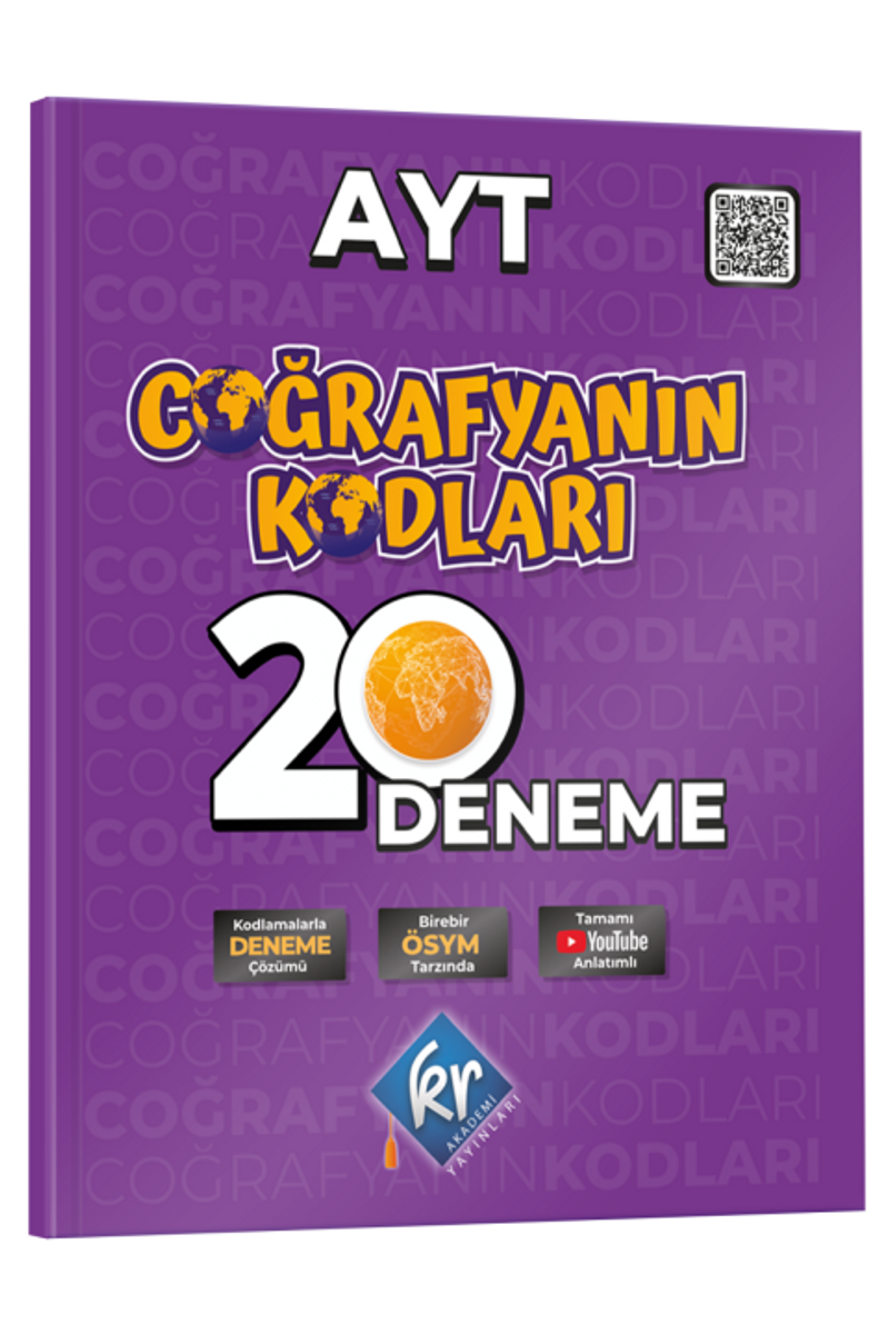 Coğrafyanın Kodları AYT Coğrafya Çözümlü 20 Deneme kitap kapağı