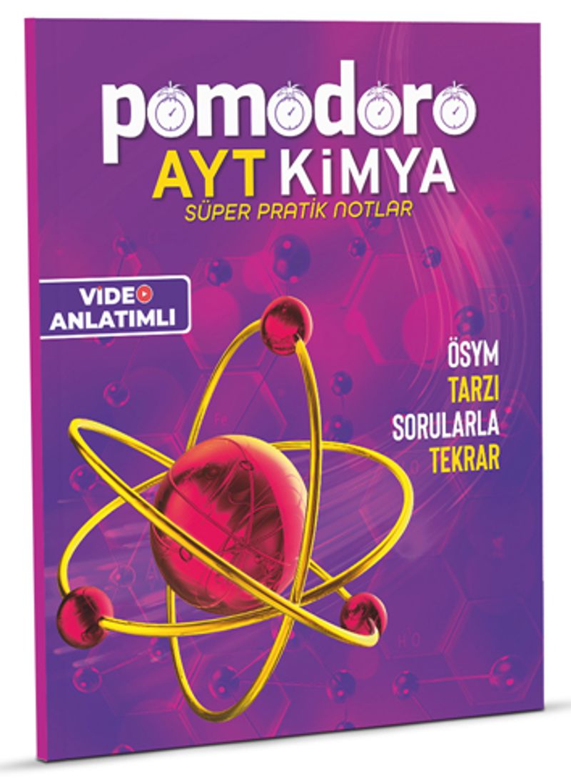 Pomodoro AYT Kimya Konu Soru Süper Pratik Notlar kitap kapağı