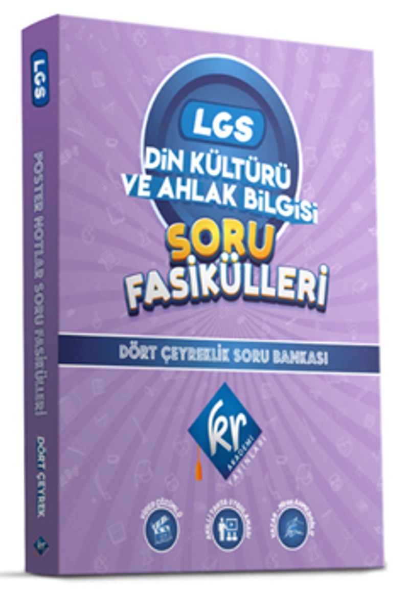 8. Sınıf Lgs Din Kültürü ve Ahlak Bilgisi Soru Fasikülleri Dört Çeyreklik Soru Bankası kitap kapağı