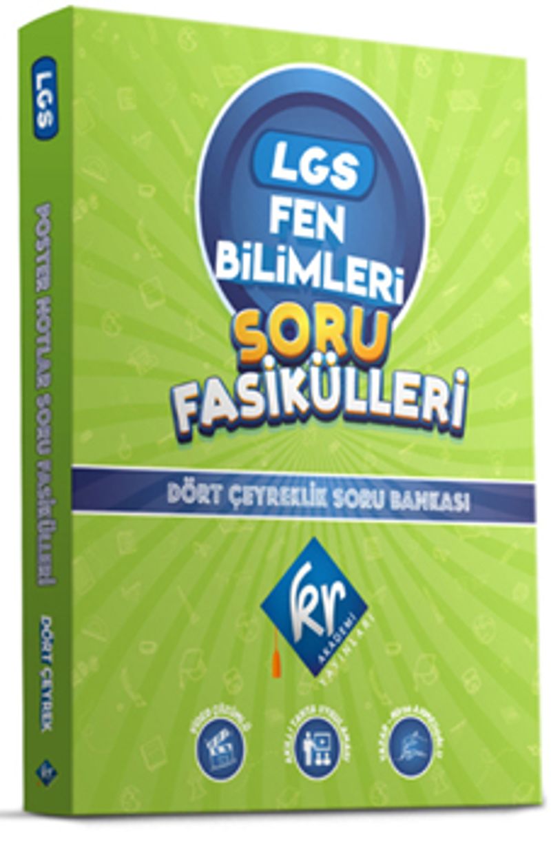 8. Sınıf LGS Fen Bilimleri Soru Fasikülleri Dört Çeyreklik Soru Bankası kitap kapağı