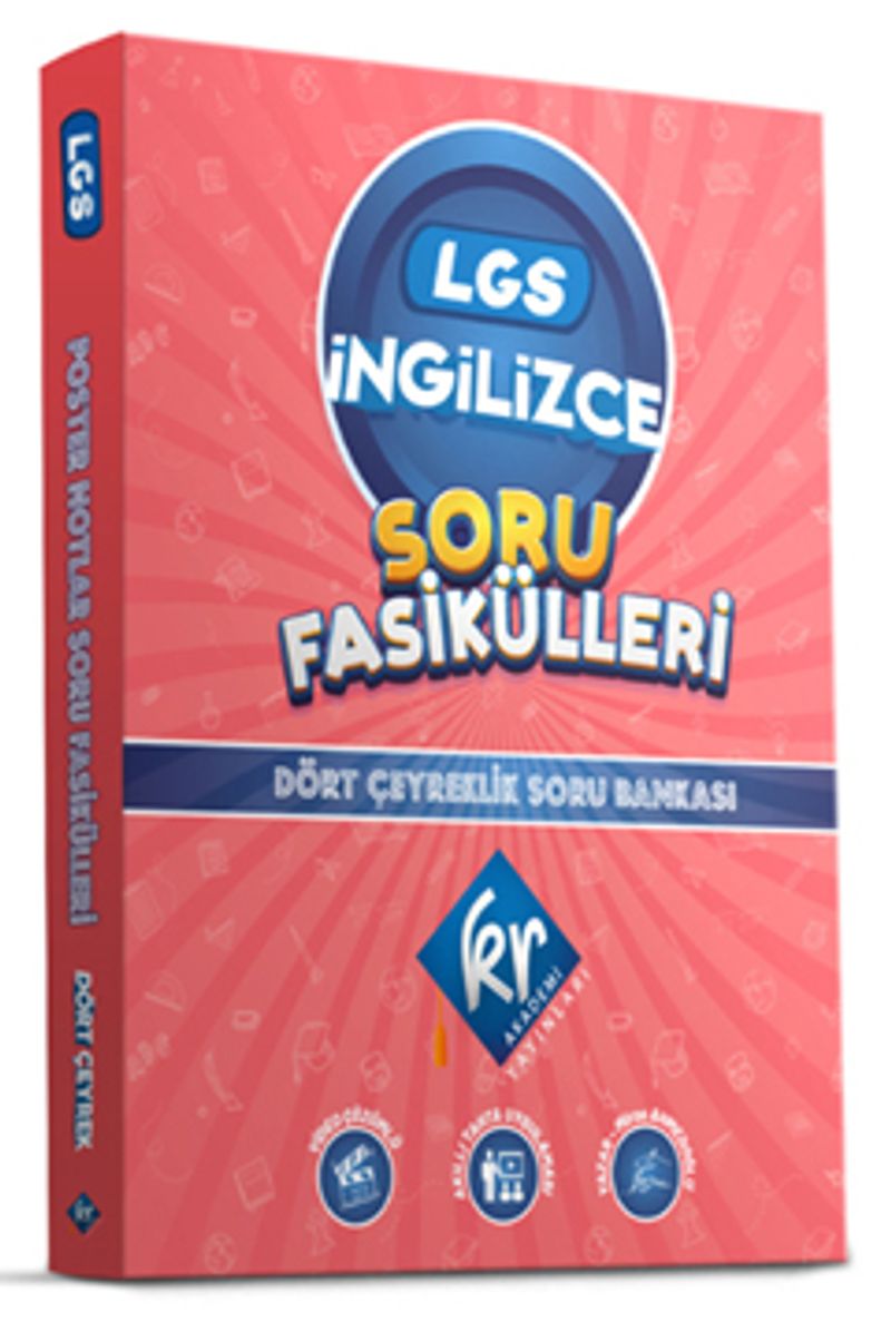 8. Sınıf Lgs İngilizce Soru Fasikülleri Dört Çeyreklik Soru Bankası kitap kapağı