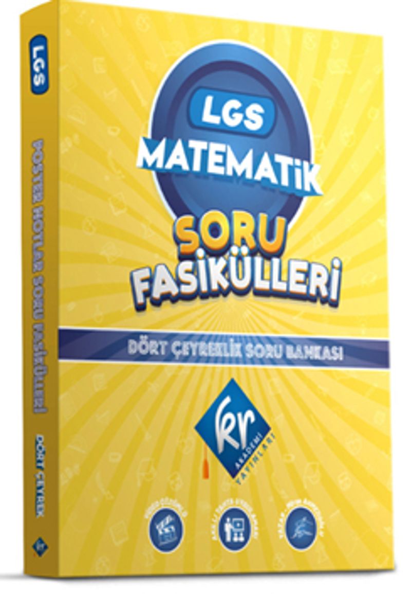 8. Sınıf Lgs Matematik Soru Fasikülleri Dört Çeyreklik Soru Bankası kitap kapağı