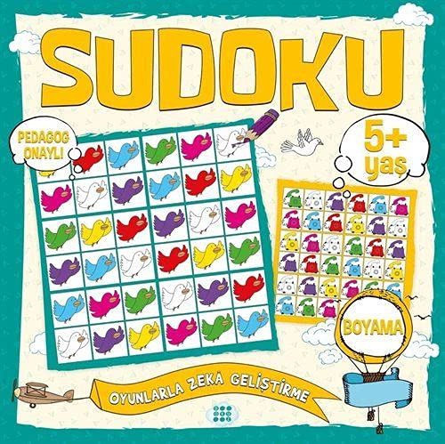 Çocuklar İçin Sudoku-Boyama (5+ Yaş) kitap kapağı