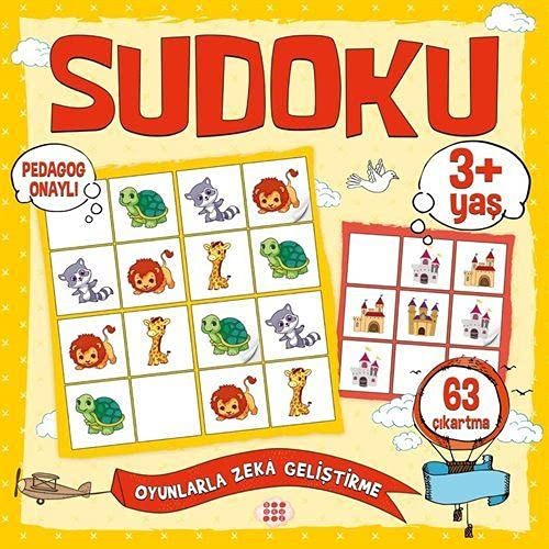 Çocuklar İçin Sudoku-Çıkartmalı (3+ Yaş) kitap kapağı