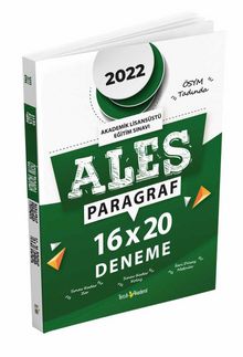 2022 ALES Paragraf Sözel Yetenek 16x20 Deneme kitap kapağı