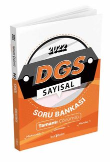 2022 DGS Sayısal Tamamı Çözümlü Soru Bankası kitap kapağı