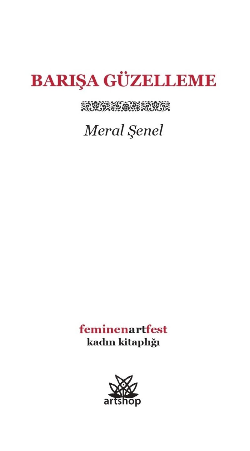 Barışa Güzelleme kitap kapağı
