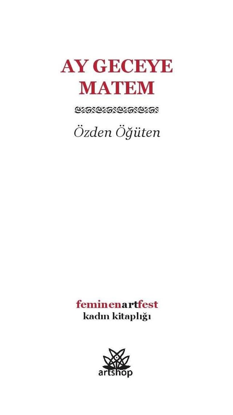 Ay Geceye Matem kitap kapağı