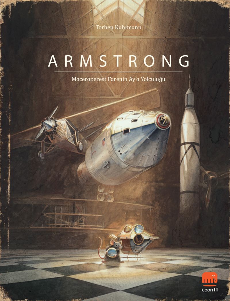 Armstrong Maceraperest Farenin Ay'a Yolculuğu kitap kapağı