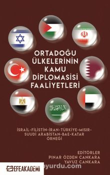 Ortadoğu Ülkelerinin Kamu Diplomasisi Faaliyetleri İsrail-Filistin-İran- Türkiye-Mısır-Suudi Arabistan-BAE-Katar Örneği kitap kapağı