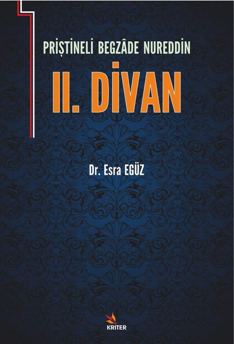Priştineli Begzade Nureddin II. Divan kitap kapağı