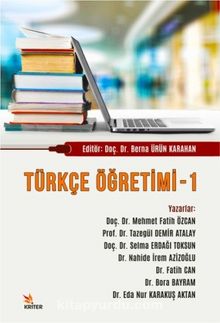 Türkçe Öğretimi 1 kitap kapağı