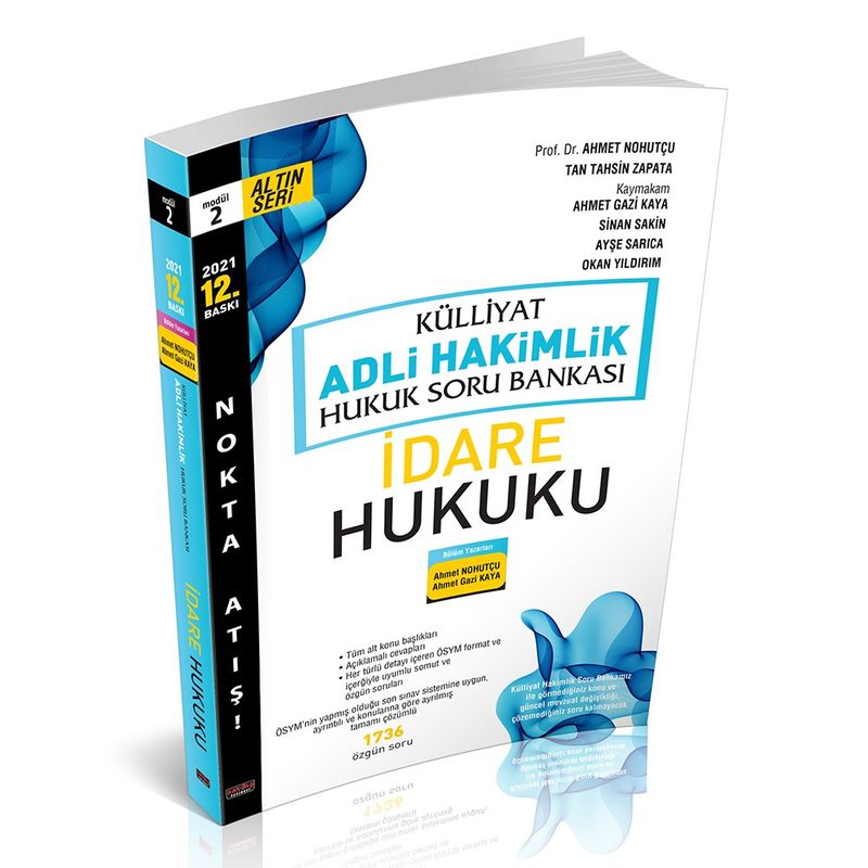 Külliyat İdare Hukuku Soru Bankası Adli Hakimlik kitap kapağı
