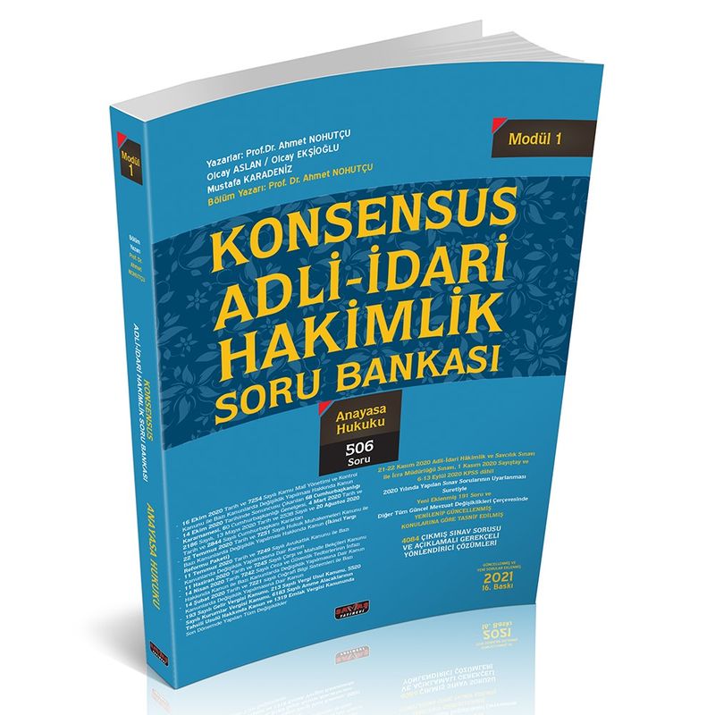 2021 Konsensus KPSS Anayasa Hukuku Soru Bankası kitap kapağı