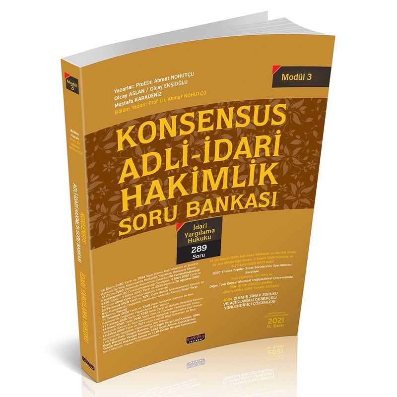 Konsensus KPSS İdari Yargılama Hukuku Soru Bankası kitap kapağı