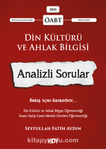 Konuşan Anlatım Serisi Din Kültürü ve Ahlak Bilgisi Analizli Sorular kitap kapağı