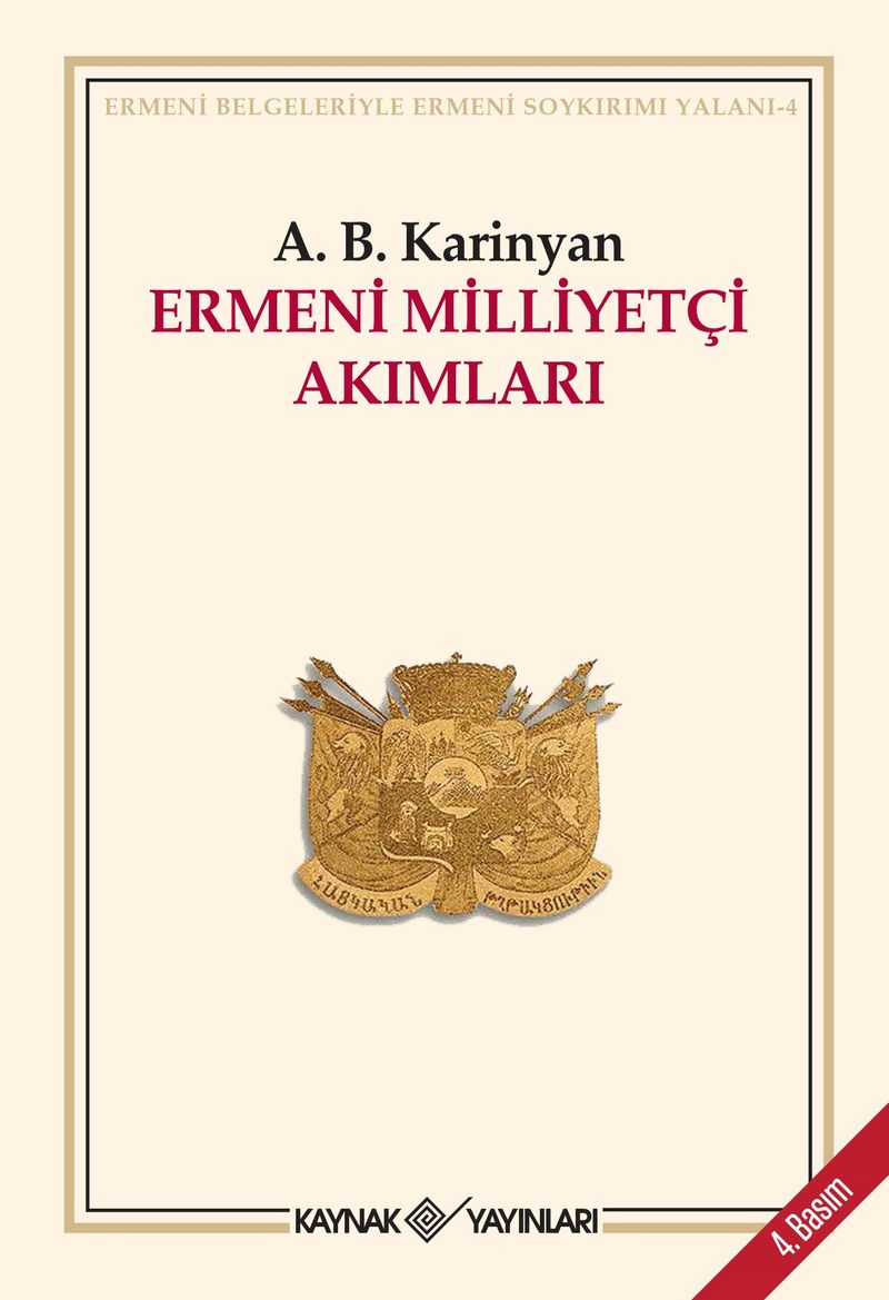 Ermeni Milliyetçi Akımları kitap kapağı