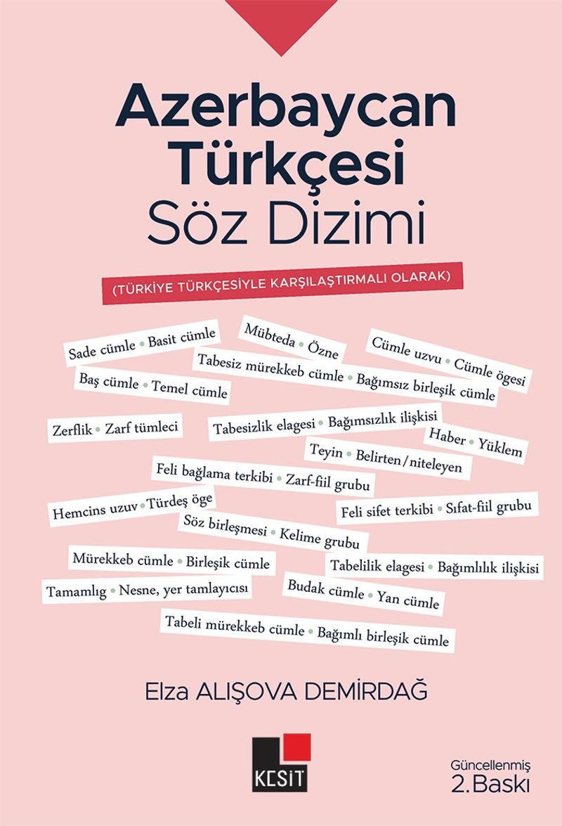 Azerbaycan Türkçesi Söz Dizimi kitap kapağı