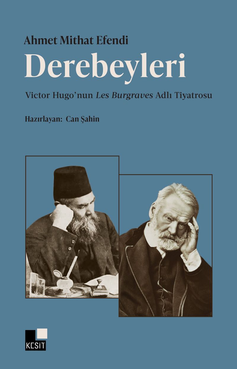Derebeyleri Victor Hugo'nun Les Burgraves Adlı Tiyatrosu kitap kapağı