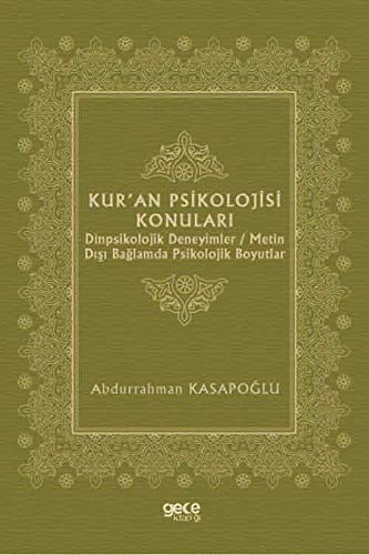 Kur'an Psikolojisi Konuları kitap kapağı