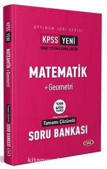 KPSS Optimum Juri Serisi Matematik Geometri Tamamı Çözümlü  Soru Bankası kitap kapağı