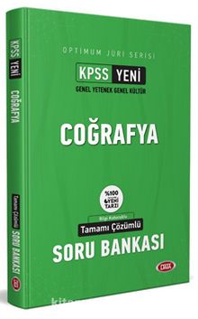 KPSS Optimum Jüri Serisi Coğrafya Çözümlü Soru Bankası kitap kapağı