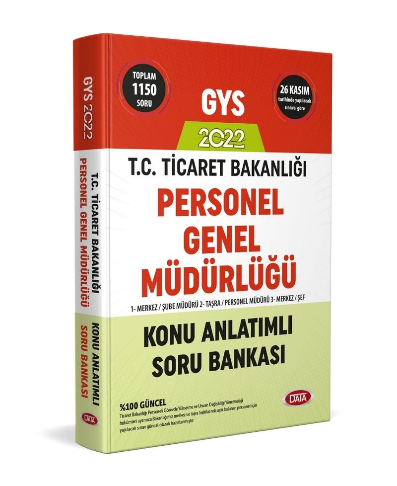 T. C. Ticaret Bakanlığı Personel Genel Müdürlüğü Konu Anlatımlı Soru Bankası kitap kapağı