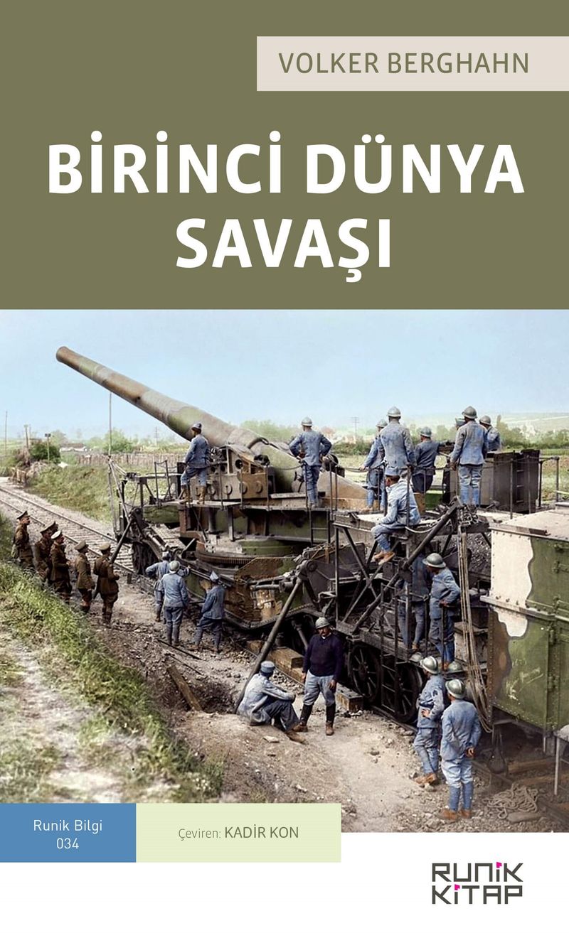 Birinci Dünya Savaşı kitap kapağı