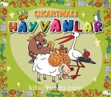 Çıkartmalı Hayvanlar kitap kapağı