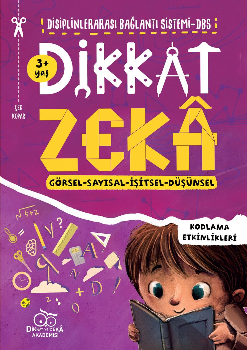 Dikkat Zeka (3 Yaş) - Disiplinler Arası Bağlantı Sistemi (DBS) kitap kapağı