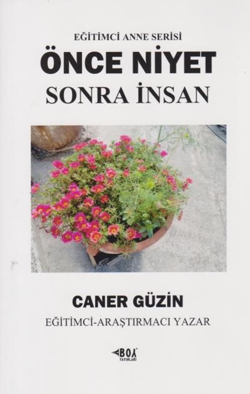 Önce Niyet Sonra İnsan kitap kapağı