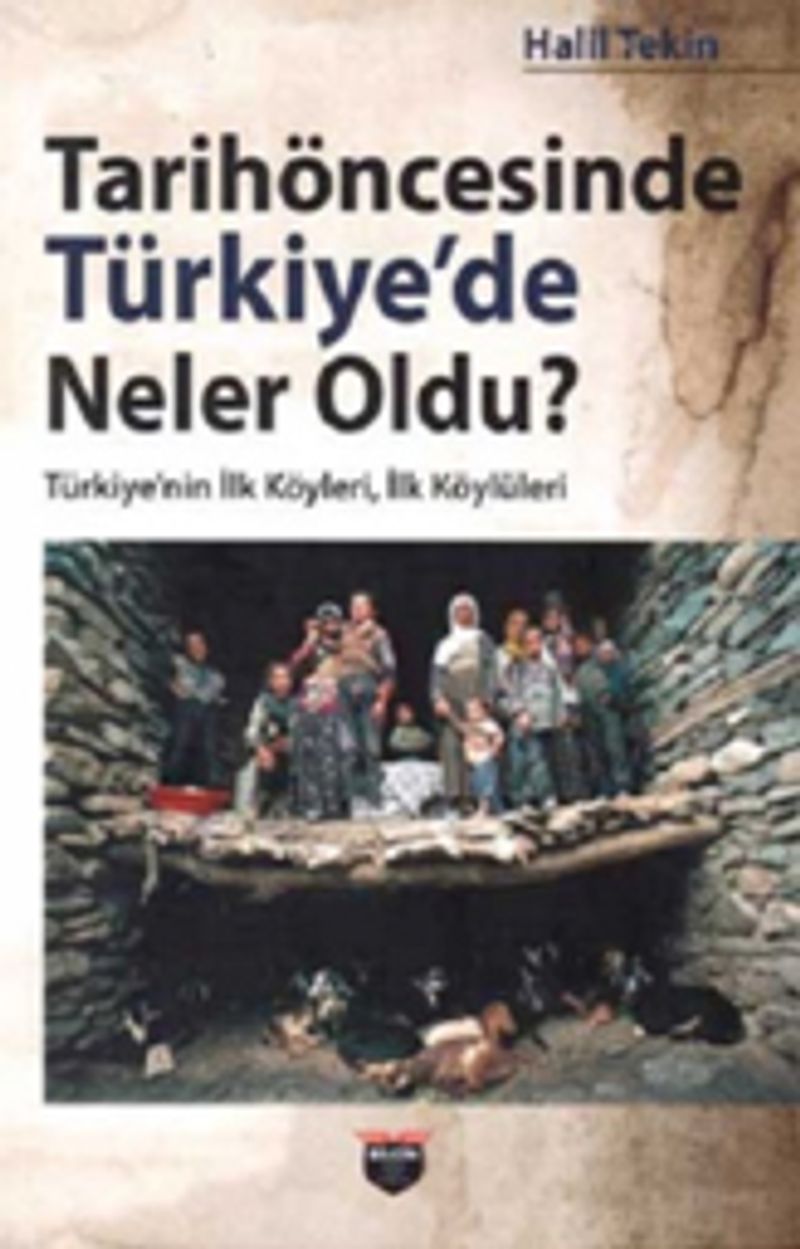 Tarihöncesinde Türkiye'de Neler Oldu ? kitap kapağı