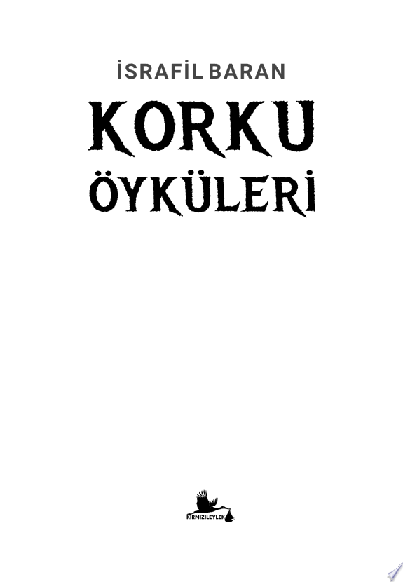Korku Öyküleri kitap kapağı