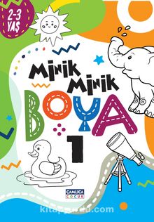 Minik Minik Boya 1 (2-3 Yaş) kitap kapağı