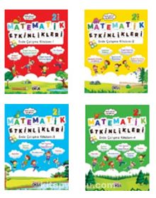 Matematik Etkinlikleri 2.Sınıf Evde Çalışma Kitabım  (4 Kitap) kitap kapağı