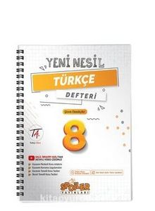 8.Sınıf Türkçe Defteri kitap kapağı