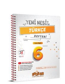 6.Sınıf Türkçe Defteri kitap kapağı