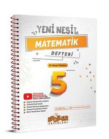 5.Sınıf Matematik Defteri kitap kapağı