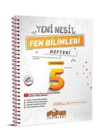 5.Sınıf Fen Bilimleri Defteri kitap kapağı