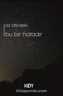 Bu Bir Hatadır kitap kapağı